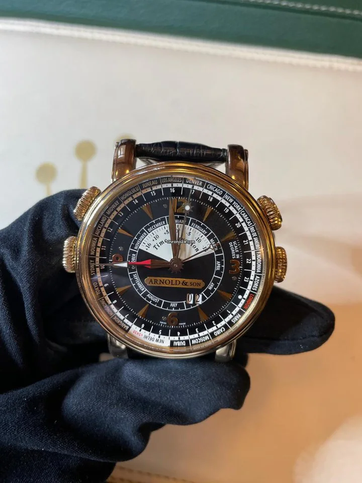 Arnold & Son Hornet Worldtimer 47 mm